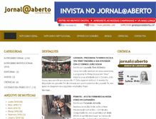 Tablet Screenshot of jornalaberto.com